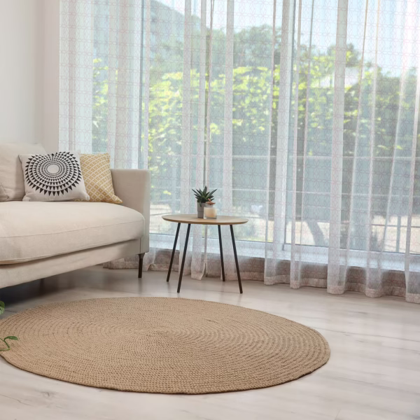 Floral Tulle Curtains with Rod Pocket, Contiguous Orderly Flower Pattern Symmetrical Spring Nature Art Print, Sheer Drape for Wedding Party 2 Panels, 7 Sizes, Pale Pink and White, by Ambesonne